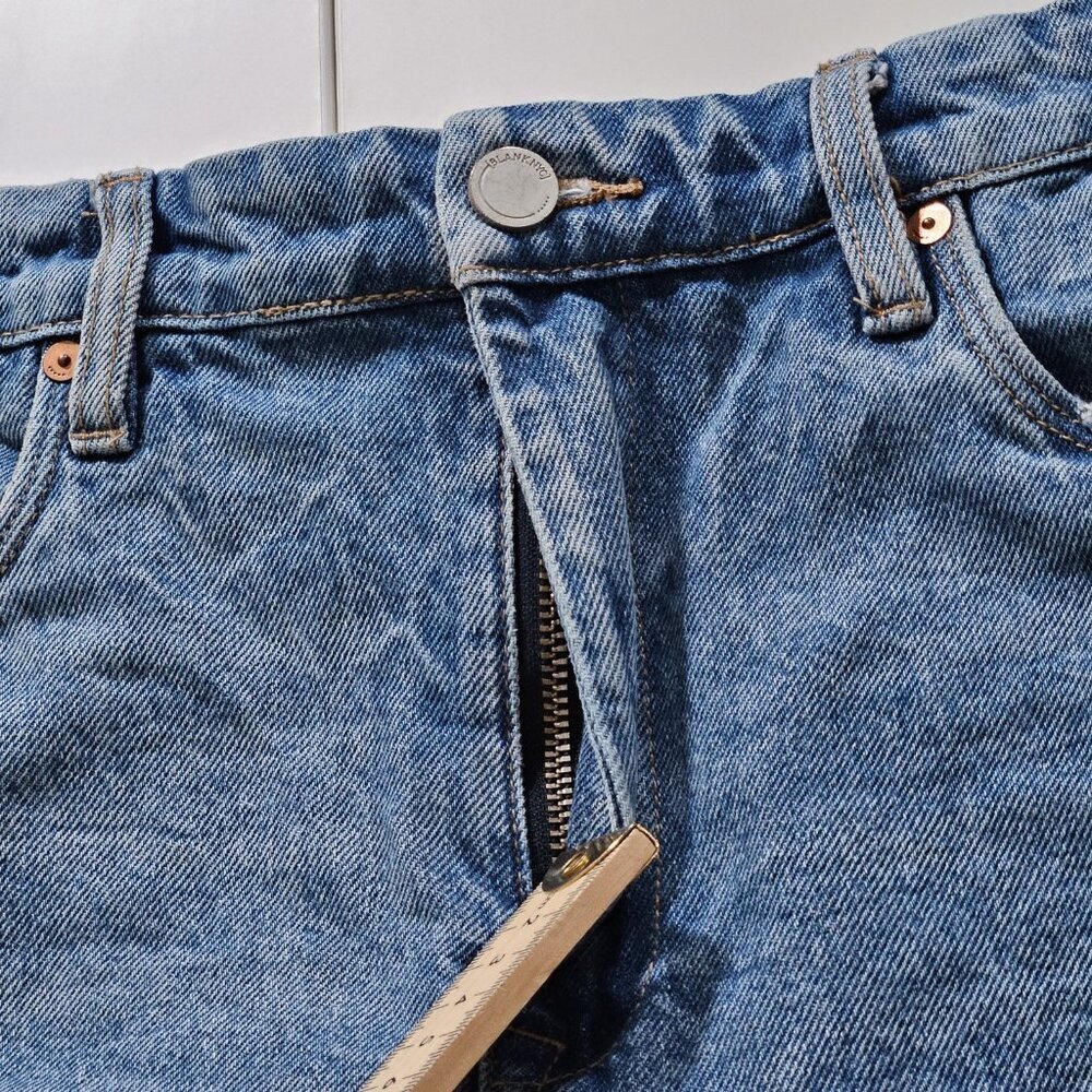 BLANKNYC Womens Short 32 Blue The Barrow High Rise Vintage Look Distressed Beach - Picture 9 of 15